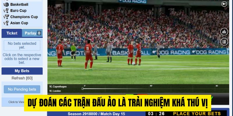 Sân chơi sở hữu nhiều sảnh thể thao trực tuyến